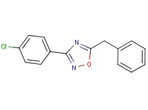 5-benzyl-3-(4-chlorophenyl)-1,2,4-oxadiazole