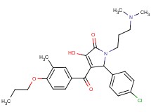 5-(4-chlorophenyl)-1-[3-(dimethylamino)propyl]-3-hydroxy-4-(3-methyl-4-propoxybenzoyl)-1,5-dihydro-2H-pyrrol-2-one