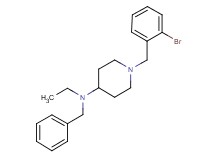 N-benzyl-1-(2-bromobenzyl)-N-ethyl-4-piperidinamine