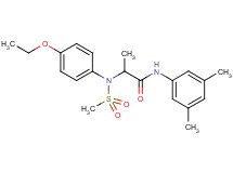 N~1~-(3,5-dimethylphenyl)-N~2~-(4-ethoxyphenyl)-N~2~-(methylsulfonyl)alaninamide