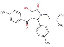 1-[2-(dimethylamino)ethyl]-3-hydroxy-4-(4-methylbenzoyl)-5-(4-methylphenyl)-1,5-dihydro-2H-pyrrol-2-one