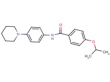 4-isopropoxy-N-[4-(1-piperidinyl)phenyl]benzamide