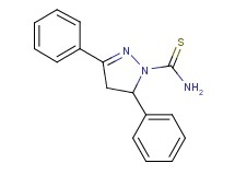 3,5-diphenyl-4,5-dihydro-1H-pyrazole-1-carbothioamide
