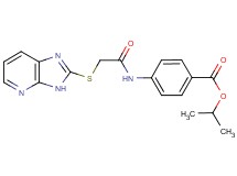 isopropyl 4-{[(3H-imidazo[4,5-b]pyridin-2-ylthio)acetyl]amino}benzoate