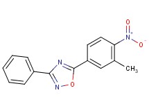 5-(3-methyl-4-nitrophenyl)-3-phenyl-1,2,4-oxadiazole