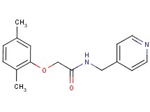 2-(2,5-dimethylphenoxy)-N-(4-pyridinylmethyl)acetamide