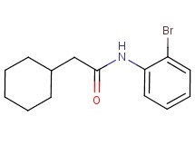 N-(2-bromophenyl)-2-cyclohexylacetamide