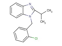 1-(2-chlorobenzyl)-2-isopropyl-1H-benzimidazole