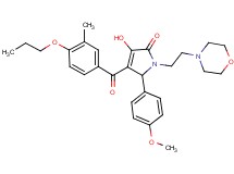 3-hydroxy-5-(4-methoxyphenyl)-4-(3-methyl-4-propoxybenzoyl)-1-[2-(4-morpholinyl)ethyl]-1,5-dihydro-2H-pyrrol-2-one