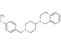 N-benzyl-N-ethyl-1-[4-(methylthio)benzyl]-4-piperidinamine oxalate