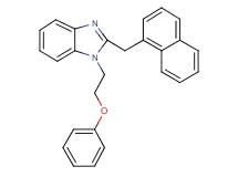 2-(1-naphthylmethyl)-1-(2-phenoxyethyl)-1H-benzimidazole