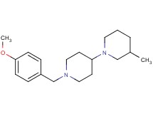 1'-(4-methoxybenzyl)-3-methyl-1,4'-bipiperidine oxalate