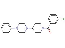 1-[1-(3-chlorobenzoyl)-4-piperidinyl]-4-phenylpiperazine oxalate