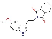 2-[2-(5-methoxy-1H-indol-3-yl)ethyl]hexahydro-1H-isoindole-1,3(2H)-dione