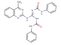N,N''-{[(4-methyl-2-quinazolinyl)amino]methylylidene}bis(N'-phenylurea)