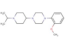 1-(1-isopropyl-4-piperidinyl)-4-(2-methoxyphenyl)piperazine oxalate