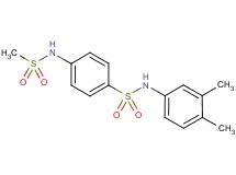 N-(3,4-dimethylphenyl)-4-[(methylsulfonyl)amino]benzenesulfonamide