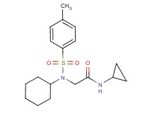 N~2~-cyclohexyl-N~1~-cyclopropyl-N~2~-[(4-methylphenyl)sulfonyl]glycinamide