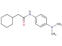 2-cyclohexyl-N-[4-(dimethylamino)phenyl]acetamide