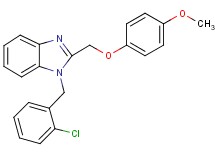 1-(2-chlorobenzyl)-2-[(4-methoxyphenoxy)methyl]-1H-benzimidazole