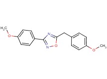 5-(4-methoxybenzyl)-3-(4-methoxyphenyl)-1,2,4-oxadiazole