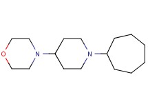 4-(1-cycloheptyl-4-piperidinyl)morpholine oxalate