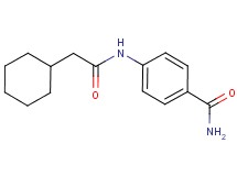 4-[(cyclohexylacetyl)amino]benzamide