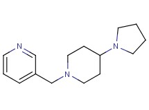 3-{[4-(1-pyrrolidinyl)-1-piperidinyl]methyl}pyridine oxalate