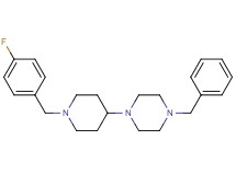 1-benzyl-4-[1-(4-fluorobenzyl)-4-piperidinyl]piperazine oxalate