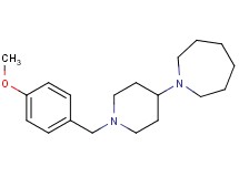 1-[1-(4-methoxybenzyl)-4-piperidinyl]azepane oxalate