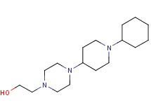 2-[4-(1-cyclohexyl-4-piperidinyl)-1-piperazinyl]ethanol
