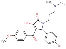 5-(4-bromophenyl)-1-[3-(dimethylamino)propyl]-3-hydroxy-4-(4-methoxybenzoyl)-1,5-dihydro-2H-pyrrol-2-one