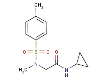 N~1~-cyclopropyl-N~2~-methyl-N~2~-[(4-methylphenyl)sulfonyl]glycinamide