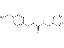 2-(4-ethylphenoxy)-N-(3-pyridinylmethyl)acetamide