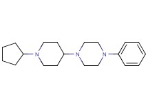 1-(1-cyclopentyl-4-piperidinyl)-4-phenylpiperazine oxalate