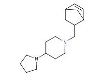 1-(bicyclo[2.2.1]hept-5-en-2-ylmethyl)-4-(1-pyrrolidinyl)piperidine oxalate