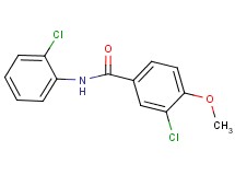 3-chloro-N-(2-chlorophenyl)-4-methoxybenzamide