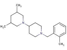 3,5-dimethyl-1'-(2-methylbenzyl)-1,4'-bipiperidine oxalate