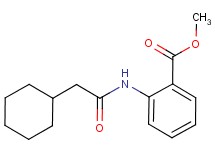methyl 2-[(cyclohexylacetyl)amino]benzoate