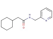 2-cyclohexyl-N-(2-pyridinylmethyl)acetamide