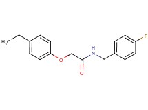 2-(4-ethylphenoxy)-N-(4-fluorobenzyl)acetamide