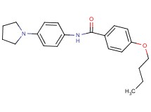 4-butoxy-N-[4-(1-pyrrolidinyl)phenyl]benzamide