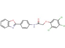 N-[4-(1,3-benzoxazol-2-yl)phenyl]-2-(2,4,5-trichlorophenoxy)acetamide