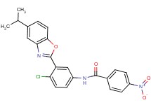 N-[4-chloro-3-(5-isopropyl-1,3-benzoxazol-2-yl)phenyl]-4-nitrobenzamide