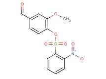 4-formyl-2-methoxyphenyl 2-nitrobenzenesulfonate
