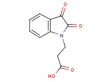 3-(2,3-dioxo-2,3-dihydro-1H-indol-1-yl)propanoic acid