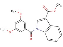 methyl 1-(3,5-dimethoxybenzoyl)-1H-indole-3-carboxylate
