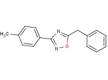 5-benzyl-3-(4-methylphenyl)-1,2,4-oxadiazole