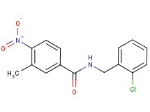 N-(2-chlorobenzyl)-3-methyl-4-nitrobenzamide