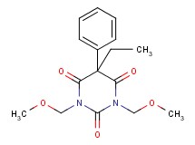 5-ethyl-1,3-bis(methoxymethyl)-5-phenyl-2,4,6(1H,3H,5H)-pyrimidinetrione